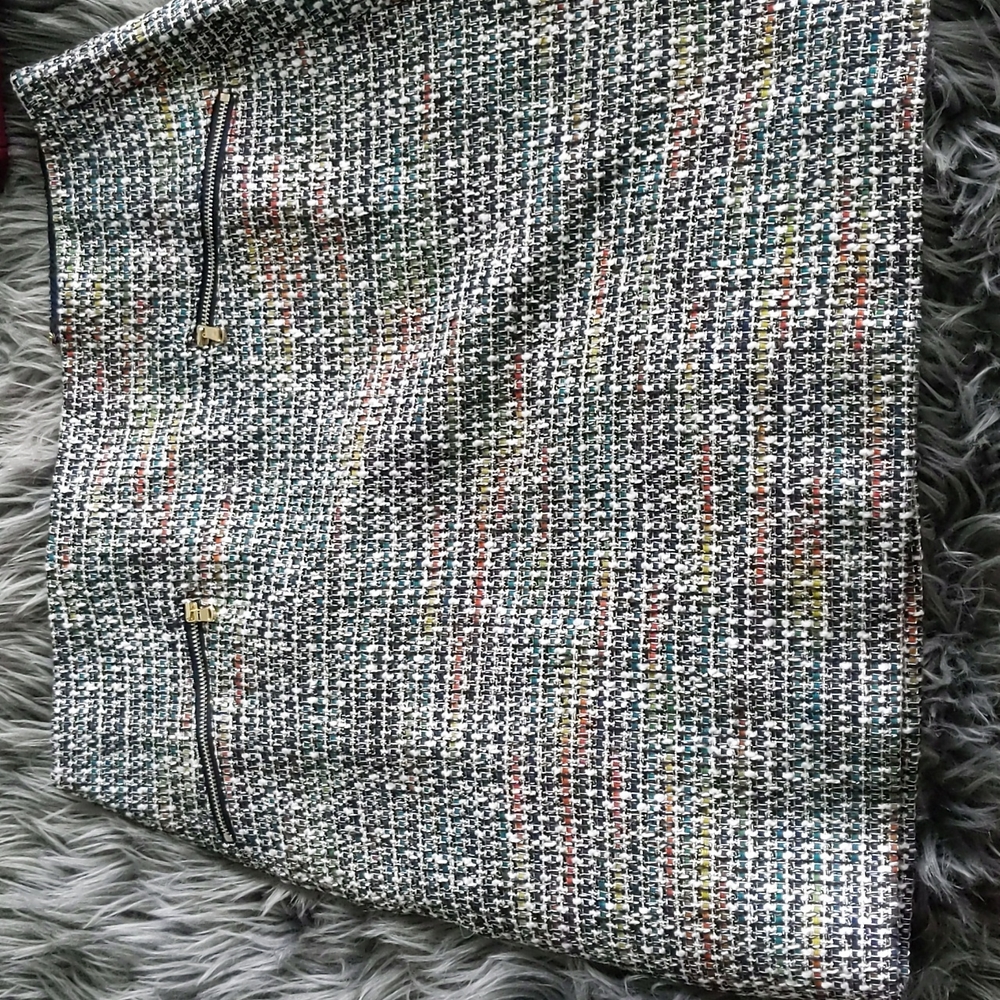 Loft Rainbow Mini Skirt